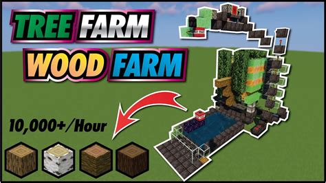 Minecraft automatic tree farm schematic  Hope you'll like it ! So I need to write down a couple of words to have minimum 200 words to publish, so I wrote here some words words words